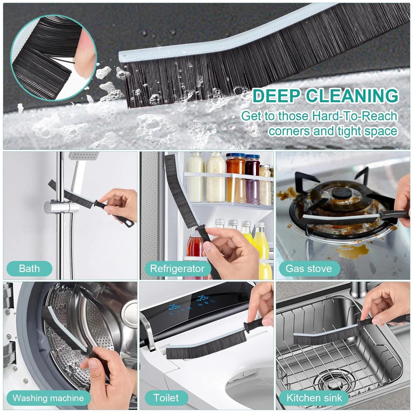 The Hidden Dirt Cleaning Brush (5-Pack)